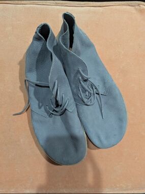 Groundies Grey Leather Chukka Boots Sz 9